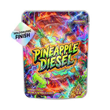Pineapple Diesel Mylar Sticker Packs - SLAPSTA
