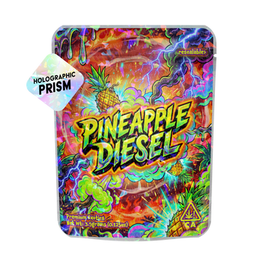 Pineapple Diesel Mylar Sticker Packs - SLAPSTA