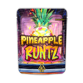 Pineapple Runtz Mylar Pouches Pre-Labeled