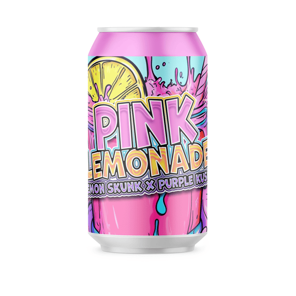 Pink Lemonade Plastic Soda Cans - SLAPSTA