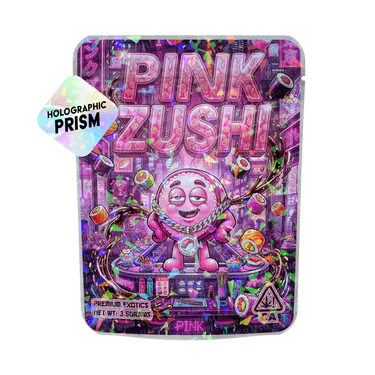 Pink Zushi Mylar Sticker Packs - SLAPSTA
