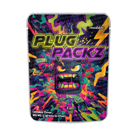 Plug Packz Mylar Pouches Pre-Labeled