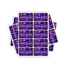 Purple Envy Rectangle / Pre - Roll Labels - Pre - Roll (10.16cm x 6.7cm)
