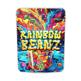 Rainbow Beanz Mylar Pouches Pre-Labeled