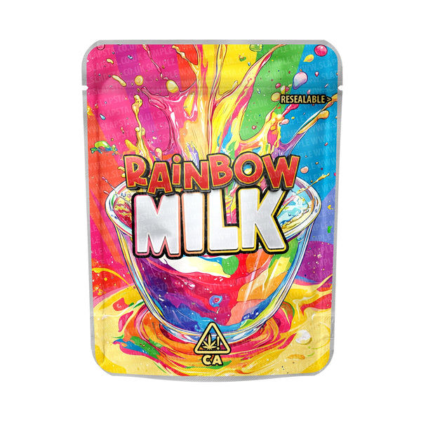 Rainbow Milk Mylar Pouches Pre - Labeled - SLAPSTA