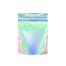 Round Edge Eighth Ounce (3.5g) Single Seal Mylar Bags Holographic / Clear - SLAPSTA