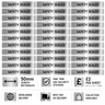 Safety Seal Security Holograms - Silver