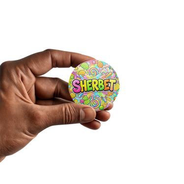 Sherbet Circular Stickers - 2.5cm