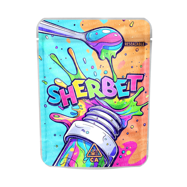 Sherbet Mylar Pouches Pre - Labeled - SLAPSTA