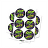 Sour Alien Circular Stickers - 2.5cm