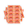 Strawberries Rectangle / Pre - Roll Labels - Pre - Roll (10.16cm x 6.7cm)