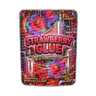 Strawberry Glue Mylar Pouches Pre - Labeled - 3.5g (1/8oz)