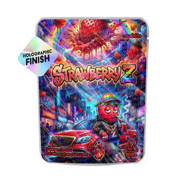 Strawberry - Z Mylar Sticker Packs - SLAPSTA
