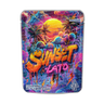 Sunset Lato Mylar Pouches Pre - Labeled - 3.5g (1/8oz)