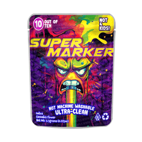 Super Marker Mylar Pouches Pre-Labeled