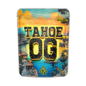 Tahoe OG Mylar Pouches Pre-Labeled