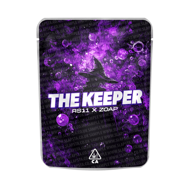 The Keeper Mylar Pouches Pre - Labeled - SLAPSTA