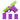 Windproof Pistol Lighter w/ Storage Mag - Purple / Green