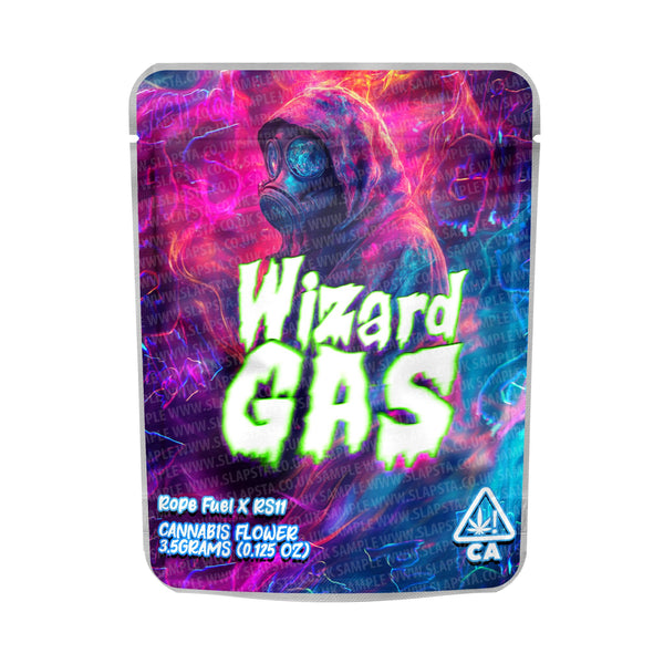 Wizard Gas Mylar Pouches Pre - Labeled - SLAPSTA