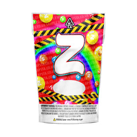 Sachets Mylar Zkittlez pré-étiquetés