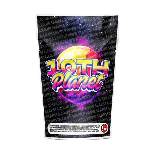 10th Planet Mylar Pouches Pre-Labeled - SLAPSTA