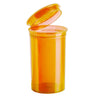 19dr (3.5g) Translucent Amber Pop Top Bottles - 50pcs