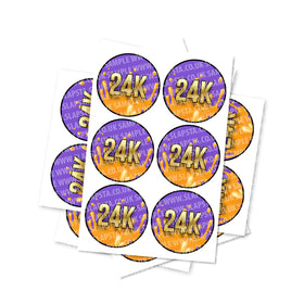 24K Circular Stickers