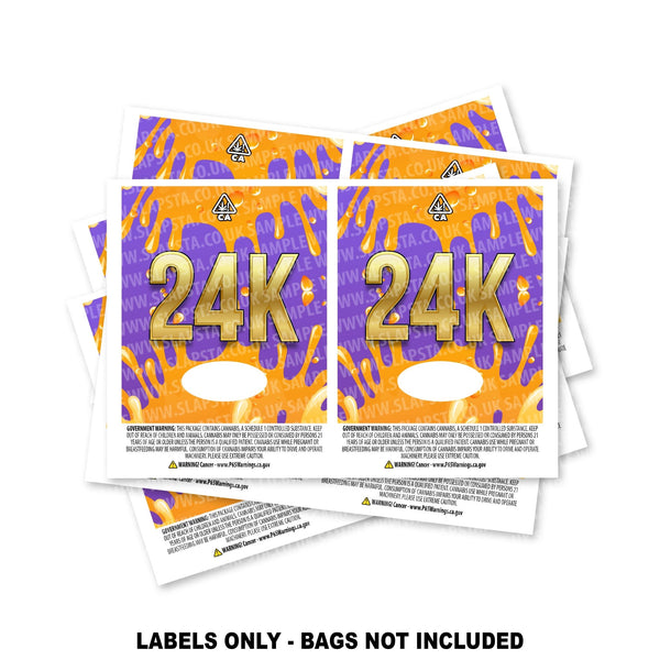 24K Mylar Cover Labels ONLY - SLAPSTA