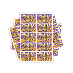 24K Rectangle / Pre-Roll Labels
