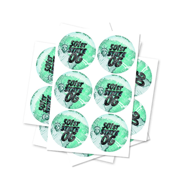 501st State OG Circular Stickers - SLAPSTA