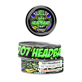 707 Headband Pre-Labeled 3.5g Self-Seal Tins