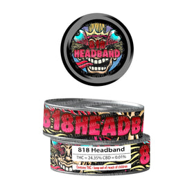 818 Headband Pre-Labeled 3.5g Self-Seal Tins