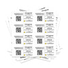 8x4cm Rectangle QR Strain Labels - SLAPSTA