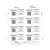 8x4cm Rectangle QR Strain Labels - SLAPSTA