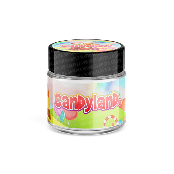 Candyland Glass Jars Pre-Labeled