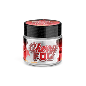 Cherry Fog Glass Jars Pre-Labeled