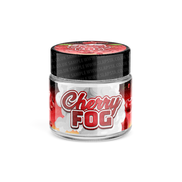 Cherry Fog Glass Jars Pre-Labeled