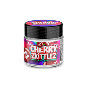 Cherry Zkittlez Glass Jars Pre-Labeled