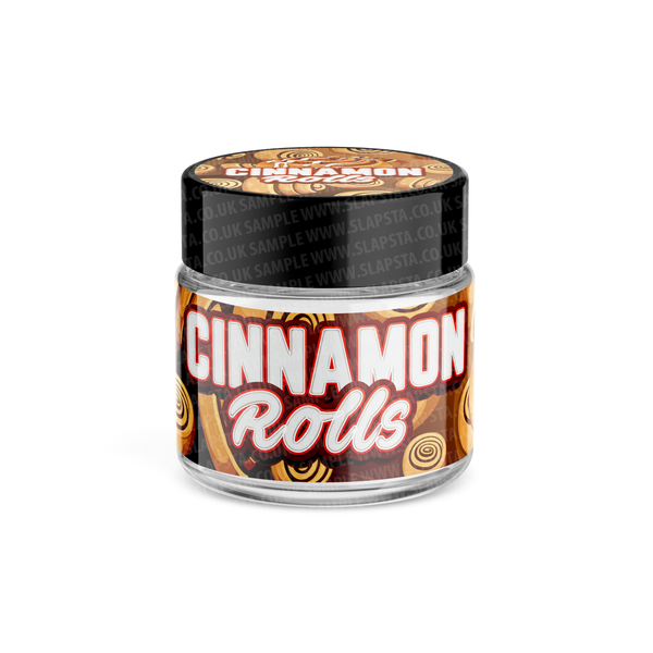 Cinnamon Rolls Glass Jars Pre-Labeled
