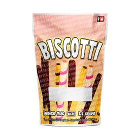 Sachets Mylar pour biscottis pré-étiquetés