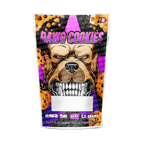 Dawg Cookies Mylar Pouches Pre-Labeled