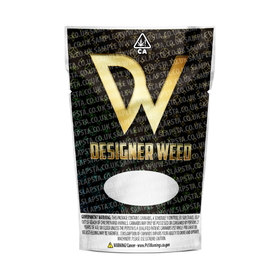 Designer Weed Mylar Pouches Pre-Labeled