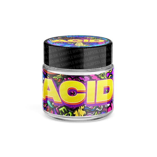 Acid Glass Jars Pre-Labeled - SLAPSTA