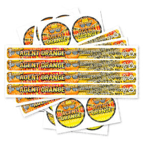 Agent Orange Pressitin Strain Labels