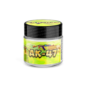 Pots en verre Ak47 pré-étiquetés