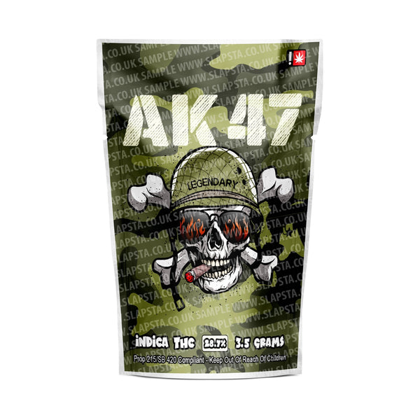 AK47 Mylar Pouches Pre-Labeled - SLAPSTA
