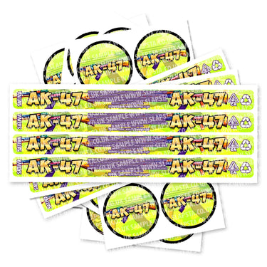 AK47 Pre - Labeled 3.5g Self - Seal Tins - 60pcs