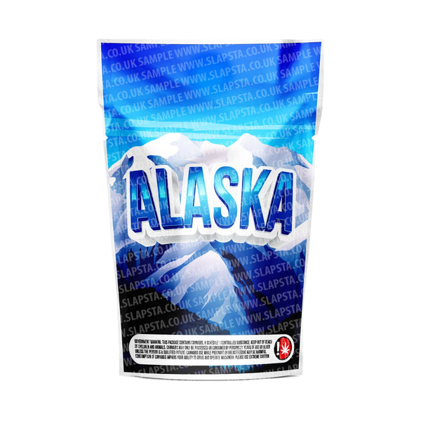 Alaska Mylar Pouches Pre-Labeled - SLAPSTA