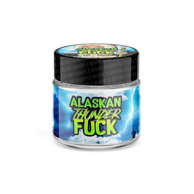 Alaskan Thunder Fuck Glass Jars Pre-Labeled