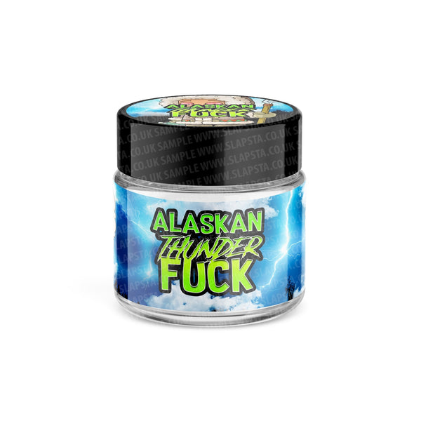 Alaskan Thunder Fuck Glass Jars Pre-Labeled - SLAPSTA